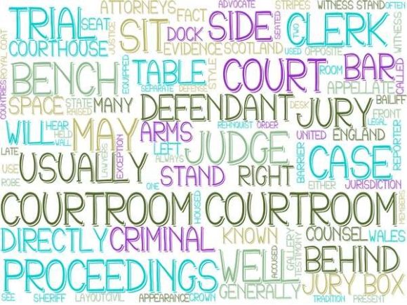 Courtroom Wordcloud Wallpaper: A Creative Tool for Modern Design