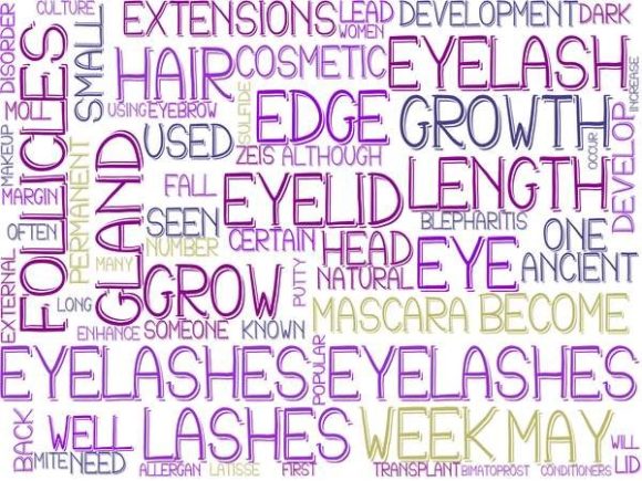 Eyelashes Wordcloud Crafting: A Versatile Design Asset for Creative Projects