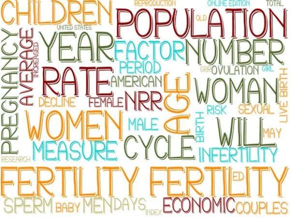 Fertility Wordcloud Tie Dye