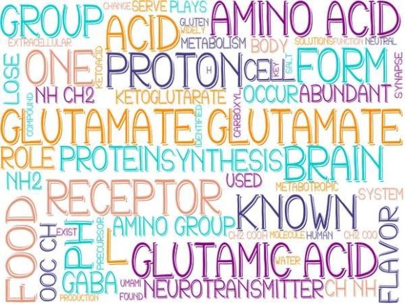 Glutamate Wordcloud Sticker