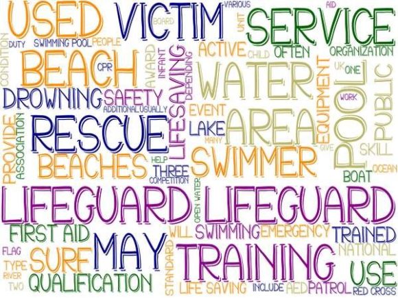 Lifeguard Wordcloud Tie Dye