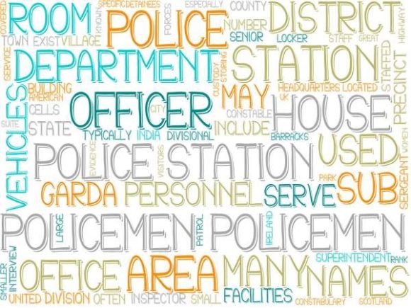 Policemen Wordcloud Sublimation: Creative Fuel for Public Safety, Community, and Everyday Design
