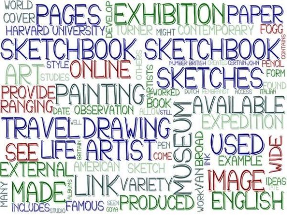 Sketchbook Wordcloud Advertising: Creative, Customizable Visual Communication for Real-World Impact